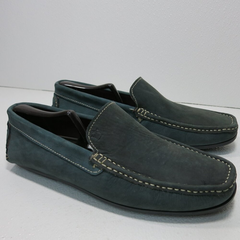 Louis Philippe Suede Leather Driver Moccasins Loafers Shoes Men's Footwear Sz 42
